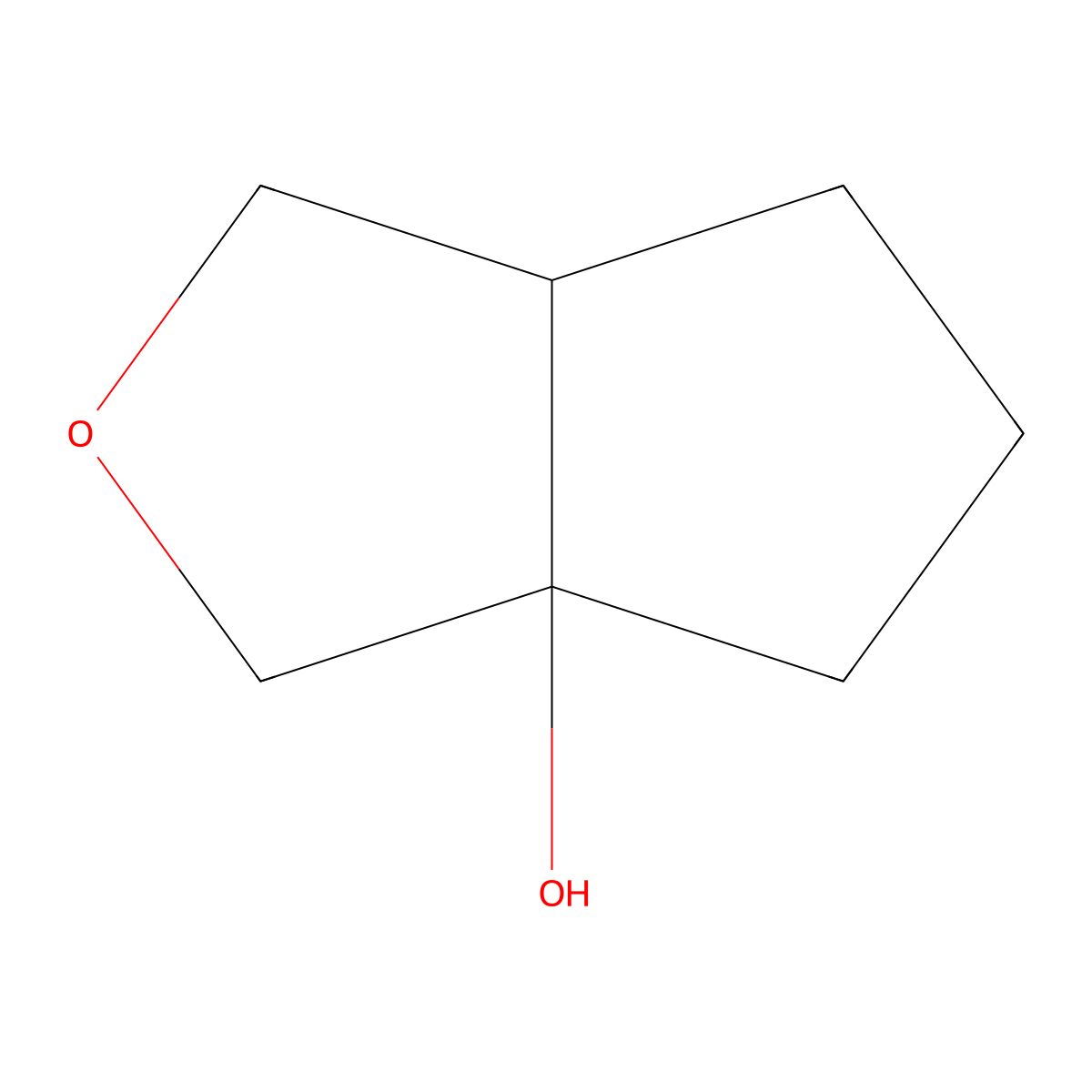 hexahydro-1H-cyclopenta[c]furan-3a-ol molecular structure, CAS 2932440-11-2