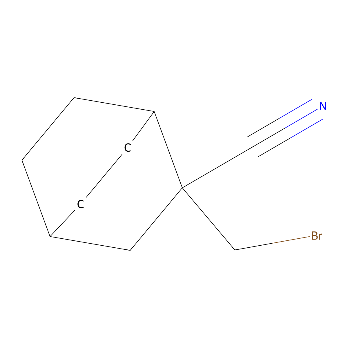 2-(Bromomethyl)bicyclo[2.2.2]octane-2-carbonitrile molecular structure, CAS 2932441-96-6