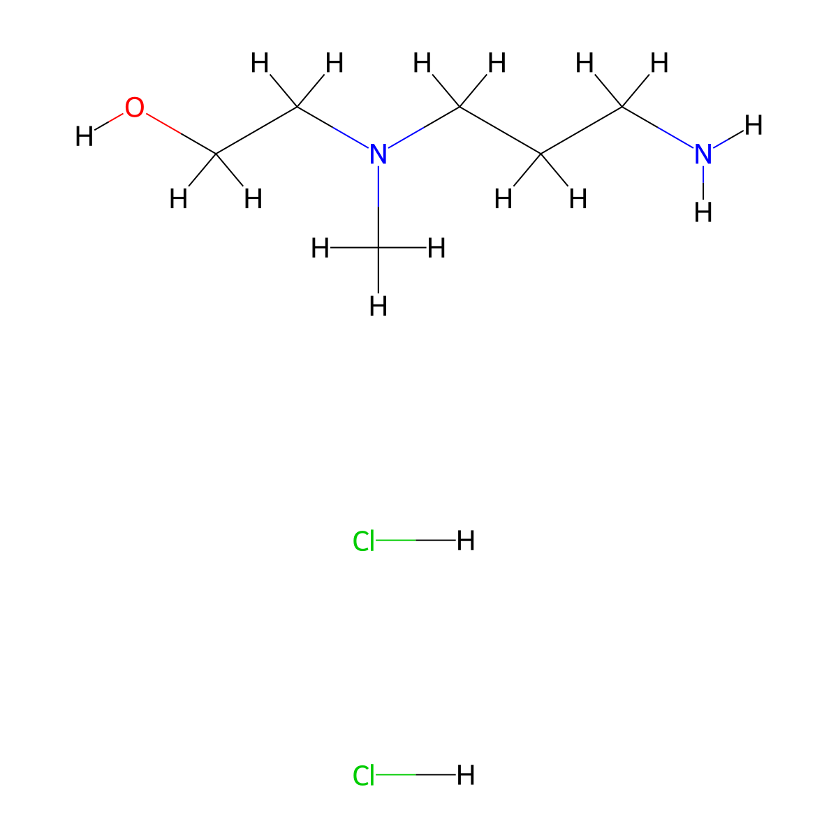 2-[3-Aminopropyl(methyl)amino]ethanol;dihydrochloride molecular structure, CAS 2932443-22-4