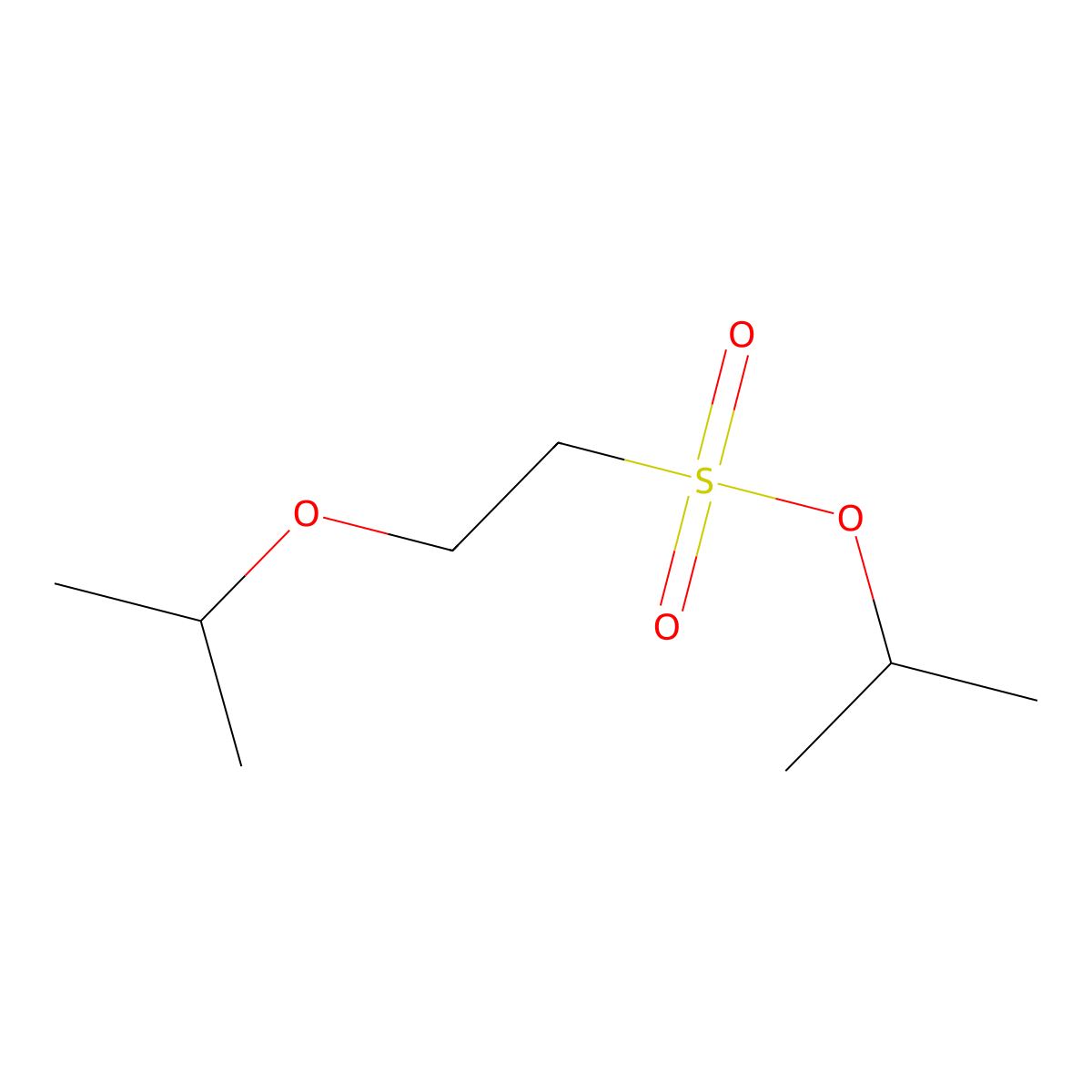 Propan-2-yl 2-propan-2-yloxyethanesulfonate molecular structure, CAS 2932443-52-0