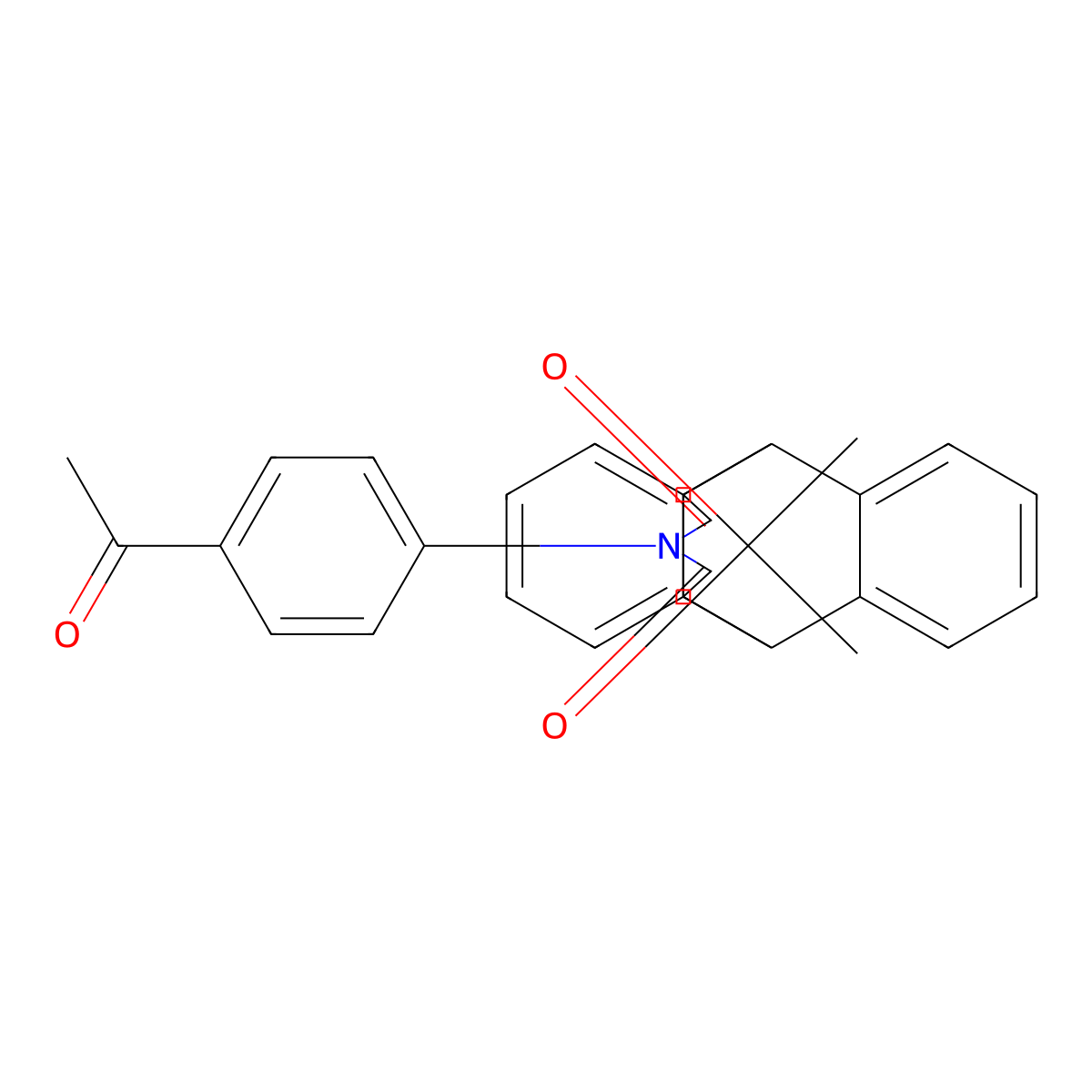 17-(4-Acetylphenyl)-17-azapentacyclo[6.6.5.0^{2,7}.0^{9,14}.0^{15,19}]nonadeca-2(7),3,5,9(14),10,12-hexaene-16,18-dione molecular structure, CAS 293324-34-2