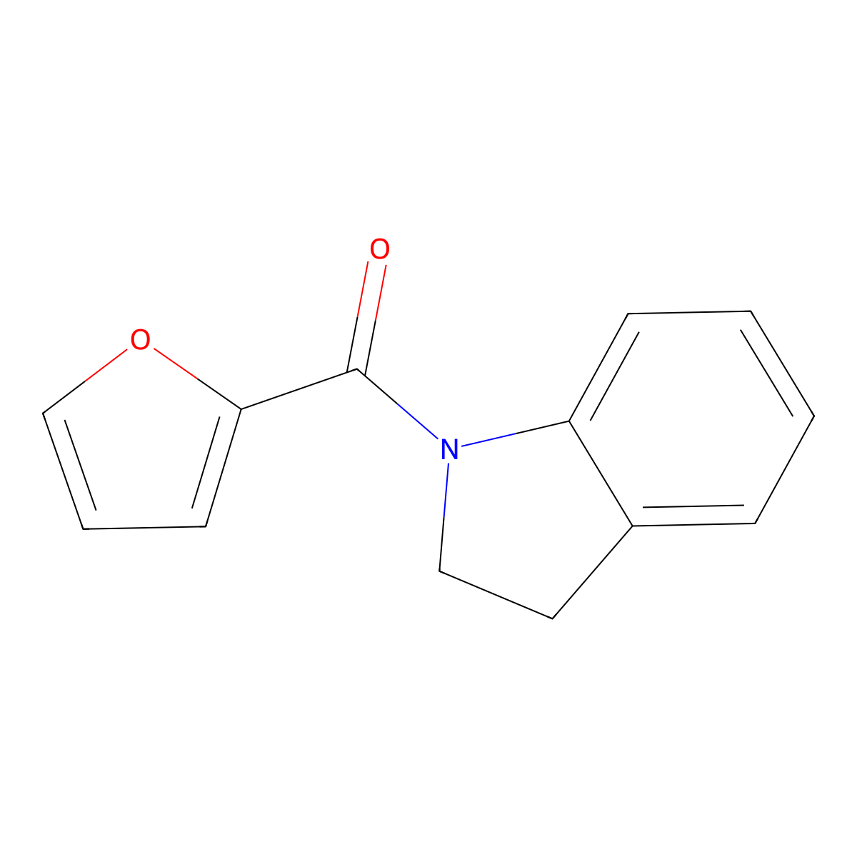 1-(2-Furoyl)indoline molecular structure, CAS 293324-67-1