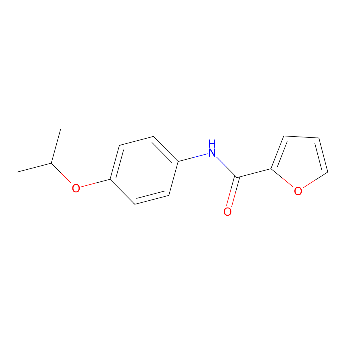N-[4-(propan-2-yloxy)phenyl]furan-2-carboxamide molecular structure, CAS 293324-74-0