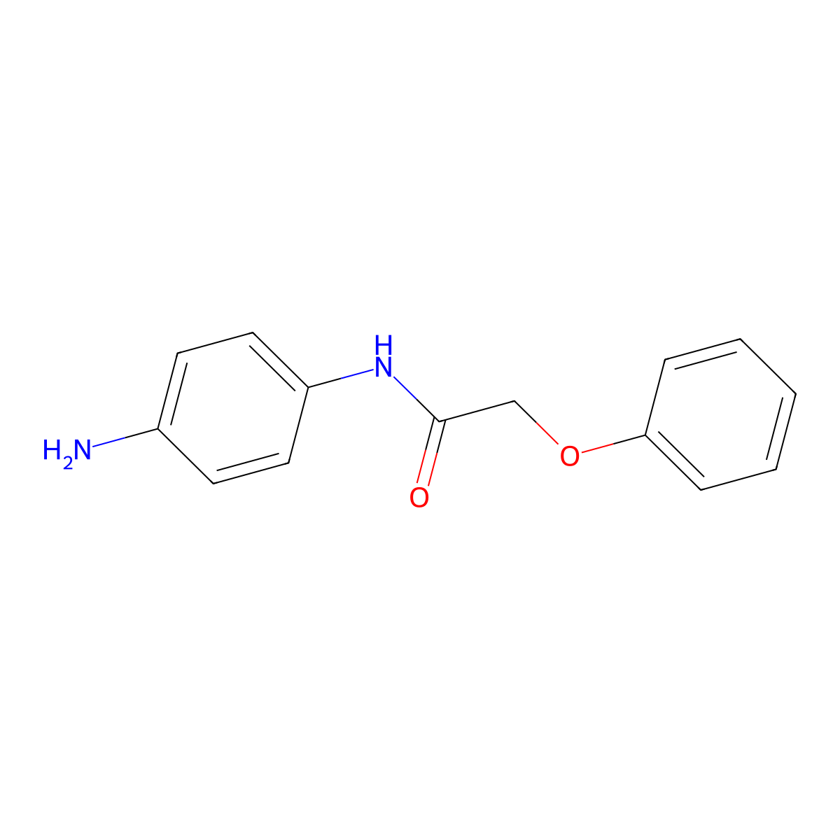 N-(4-aminophenyl)-2-phenoxyacetamide molecular structure, CAS 293327-23-8