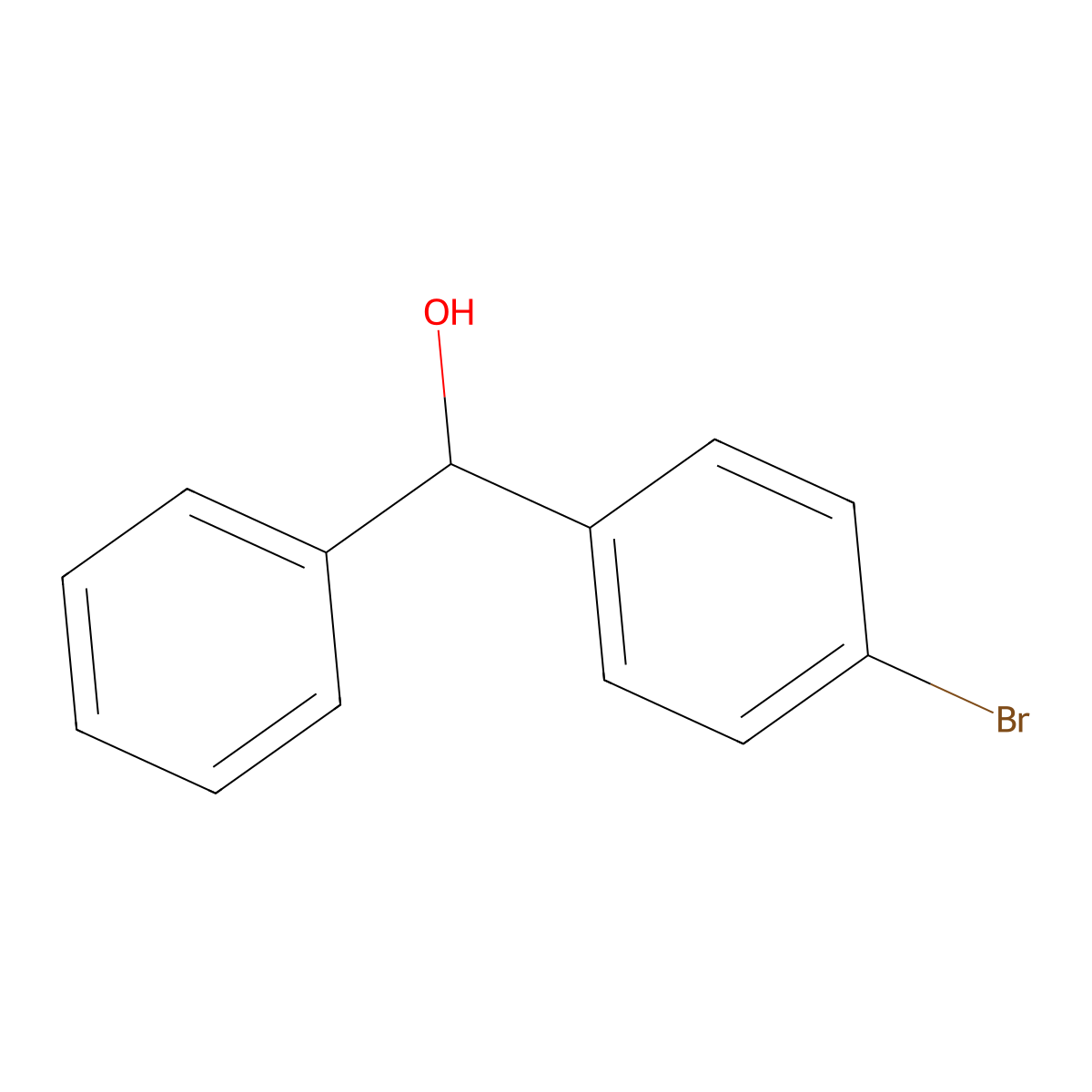 p-Bromobenzhydryl alcohol molecular structure, CAS 29334-16-5