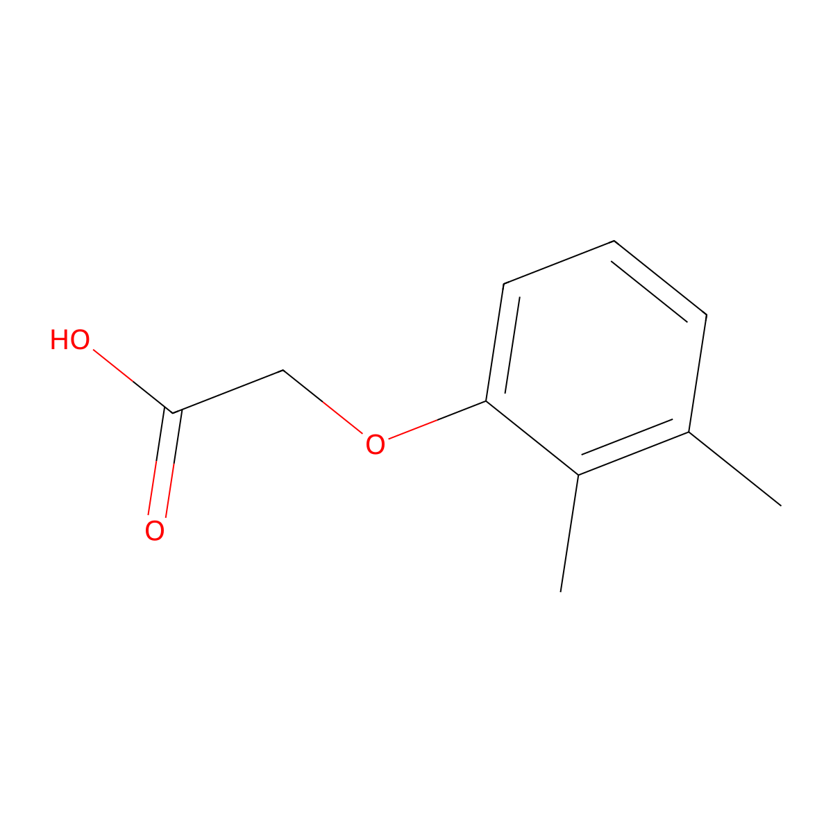 2,3-Xylyloxyacetic acid molecular structure, CAS 2935-63-9
