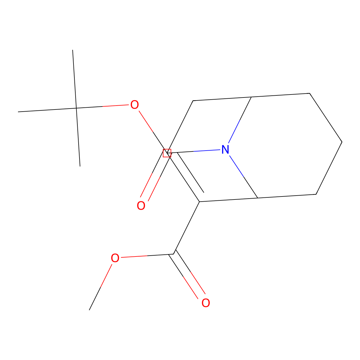 O9-tert-butyl O2-methyl 9-azabicyclo[3.3.1]non-2-ene-2,9-dicarboxylate molecular structure, CAS 2935409-01-9