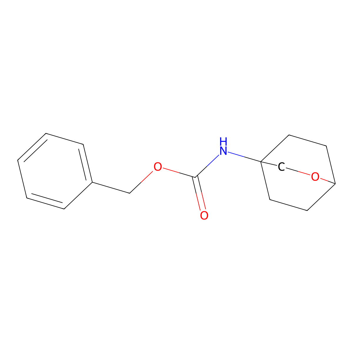benzyl N-(2-oxabicyclo[2.2.2]octan-4-yl)carbamate molecular structure, CAS 2935415-80-6