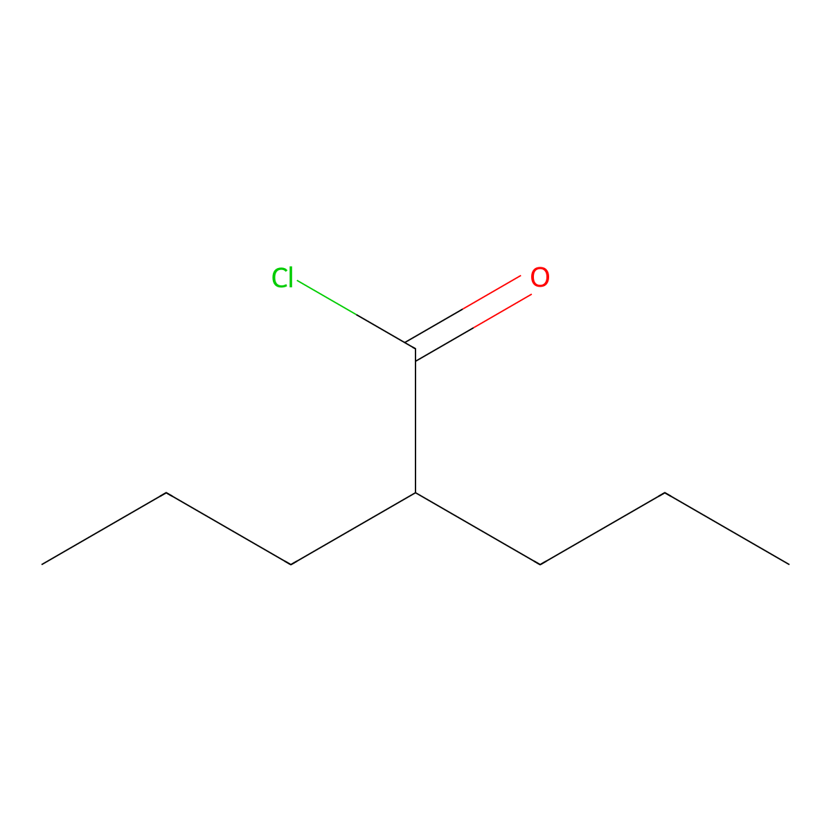 2-Propylvaleryl chloride molecular structure, CAS 2936-08-5