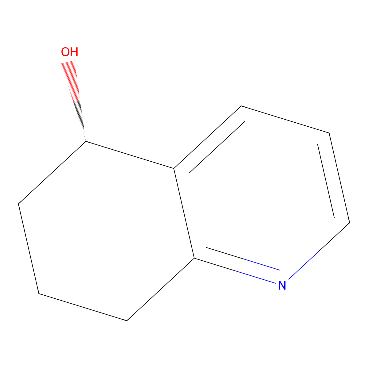(5S)-5,6,7,8-tetrahydroquinolin-5-ol molecular structure, CAS 29365-71-7