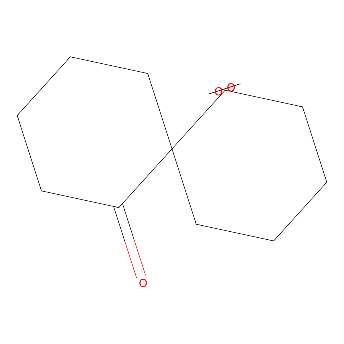 (R)-1,4-Dioxadispiro[4.0.56.45]pentadecan-7-one molecular structure, CAS 2936670-84-5
