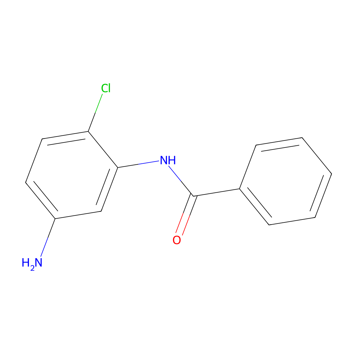N-(5-amino-2-chlorophenyl)benzamide molecular structure, CAS 293737-96-9