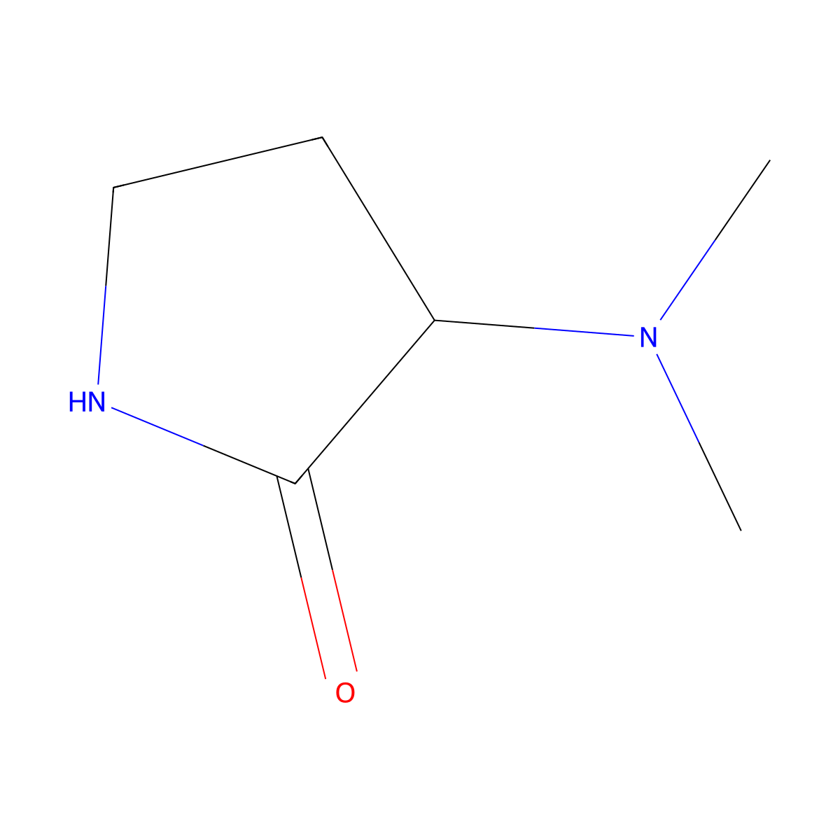 (S)-3-(Dimethylamino)pyrrolidin-2-one molecular structure, CAS 2937547-35-6