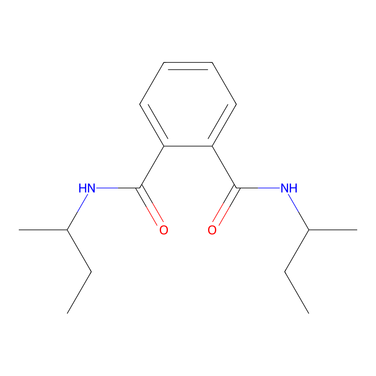 N,N'-di-sec-butylphthalamide molecular structure, CAS 293764-89-3
