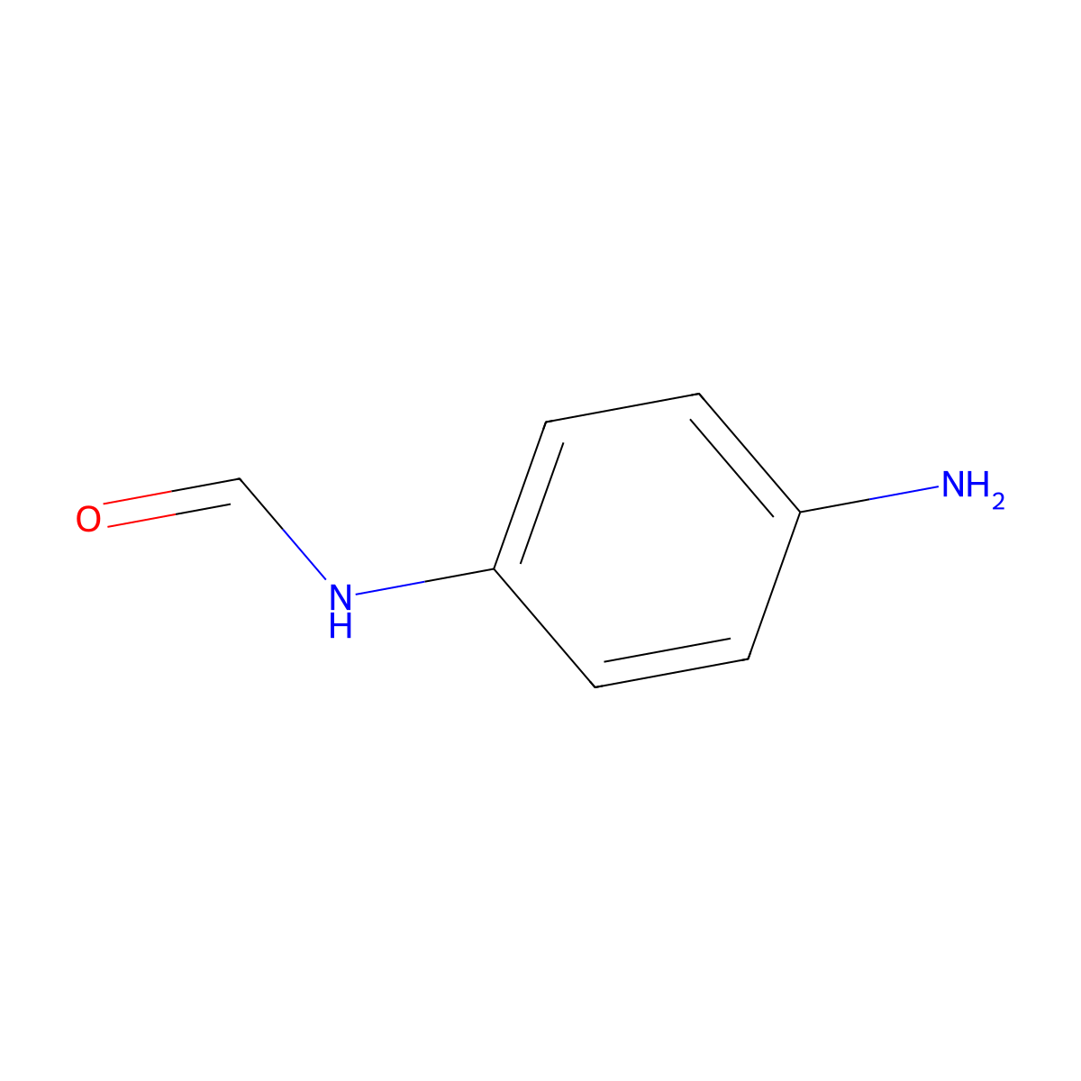 N-(4-Aminophenyl)formamide molecular structure, CAS 2938-27-4