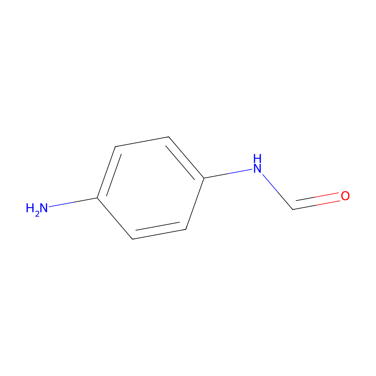 N-(4-Aminophenyl)formamide molecular structure, CAS 2938-27-4