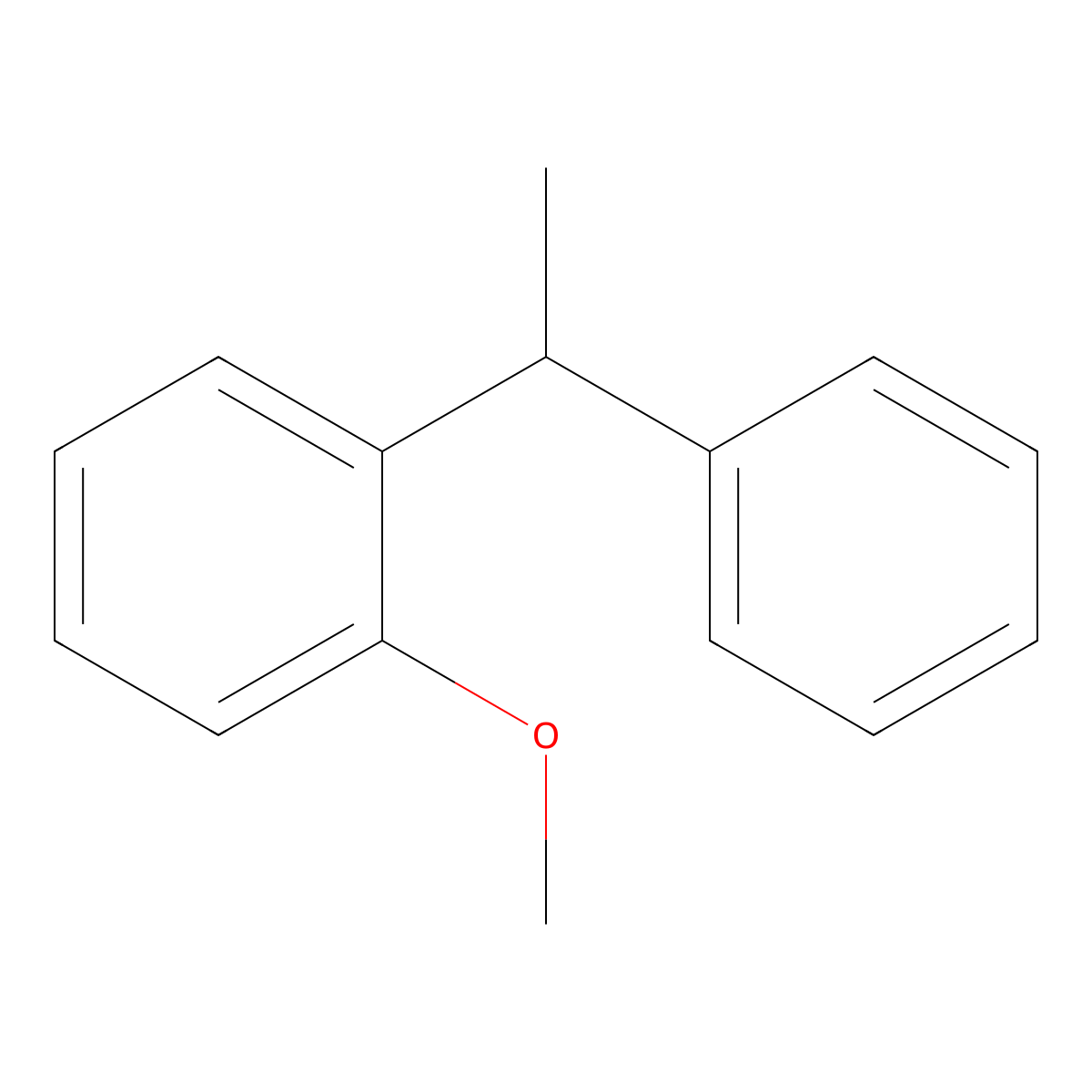 Benzene, methoxy(1-phenylethyl)- molecular structure, CAS 29385-40-8