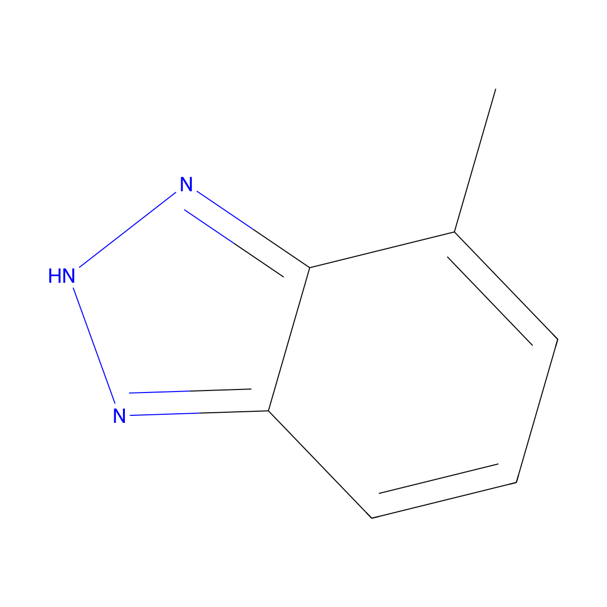 4-Methyl-1H-benzotriazole molecular structure, CAS 29385-43-1