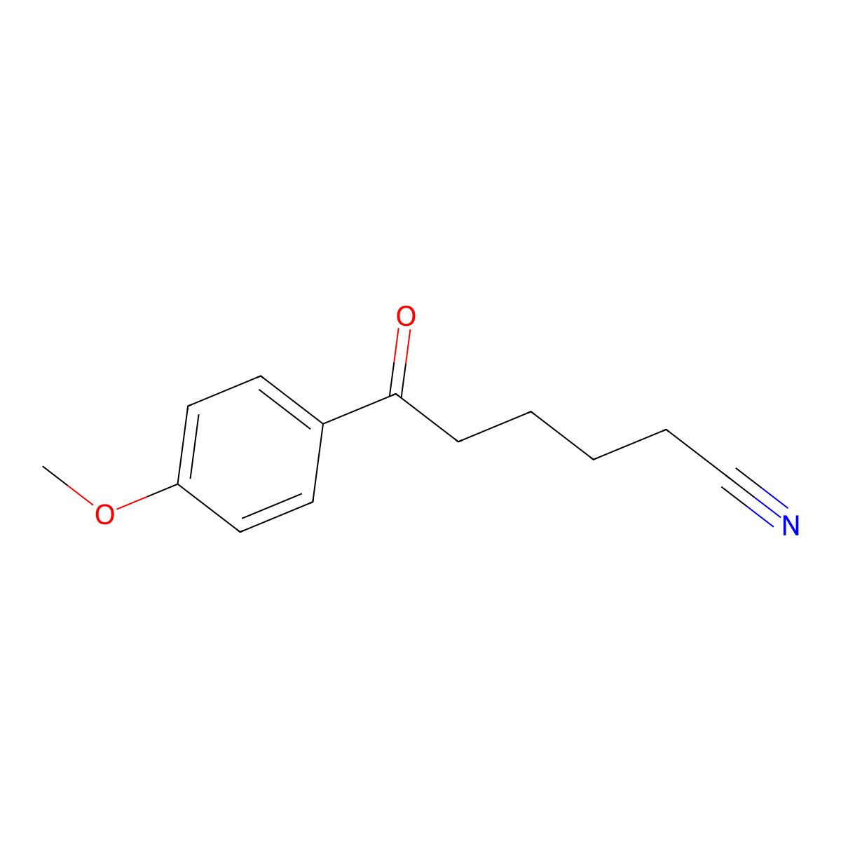 6-(4-Methoxyphenyl)-6-oxohexanenitrile molecular structure, CAS 29395-08-2