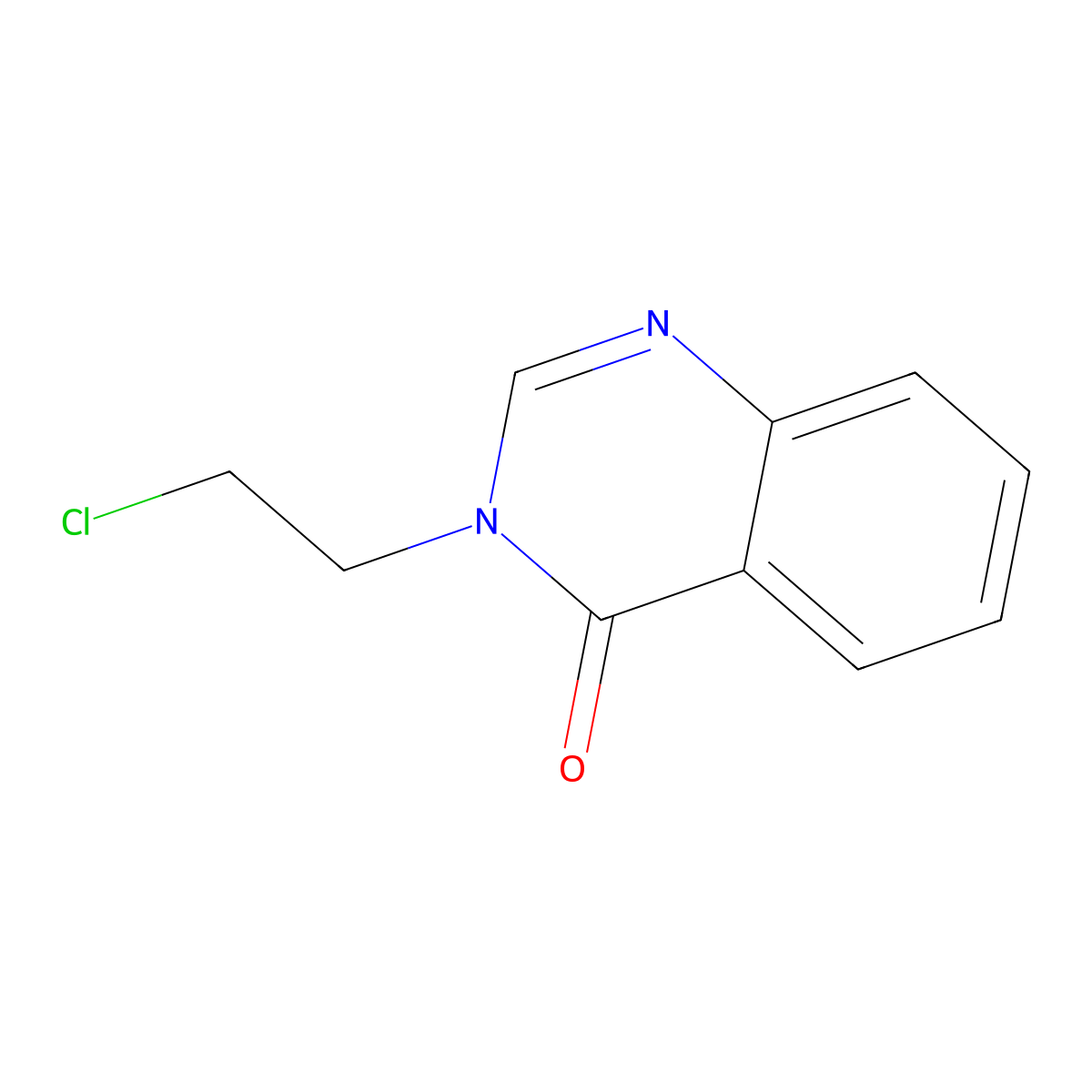 3-(2-Chloroethyl)-4(3H)-quinazolinone molecular structure, CAS 2940-68-3