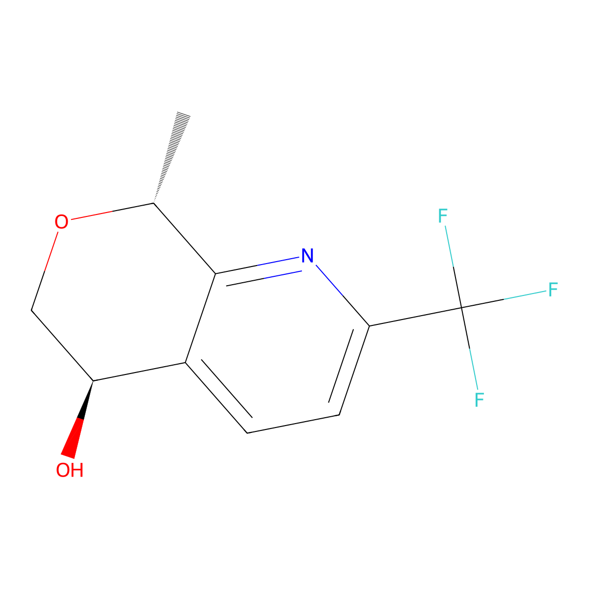 (5R,8R)-8-methyl-2-(trifluoromethyl)-6,8-dihydro-5H-pyrano[3,4-b]pyridin-5-ol molecular structure, CAS 2940858-72-8