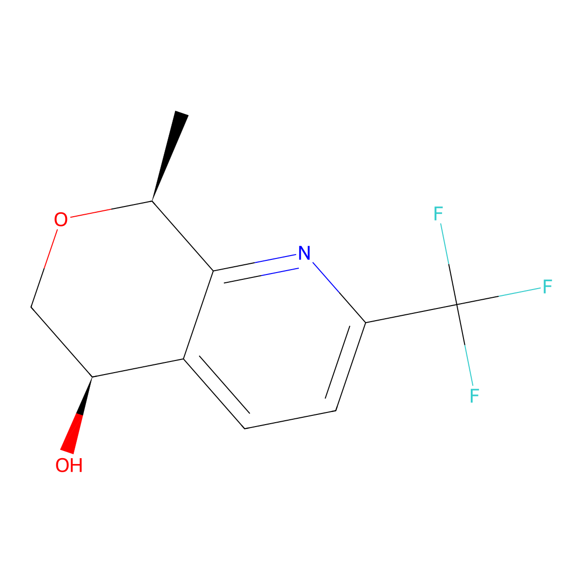 (5R,8S)-8-methyl-2-(trifluoromethyl)-6,8-dihydro-5H-pyrano[3,4-b]pyridin-5-ol molecular structure, CAS 2940862-36-0