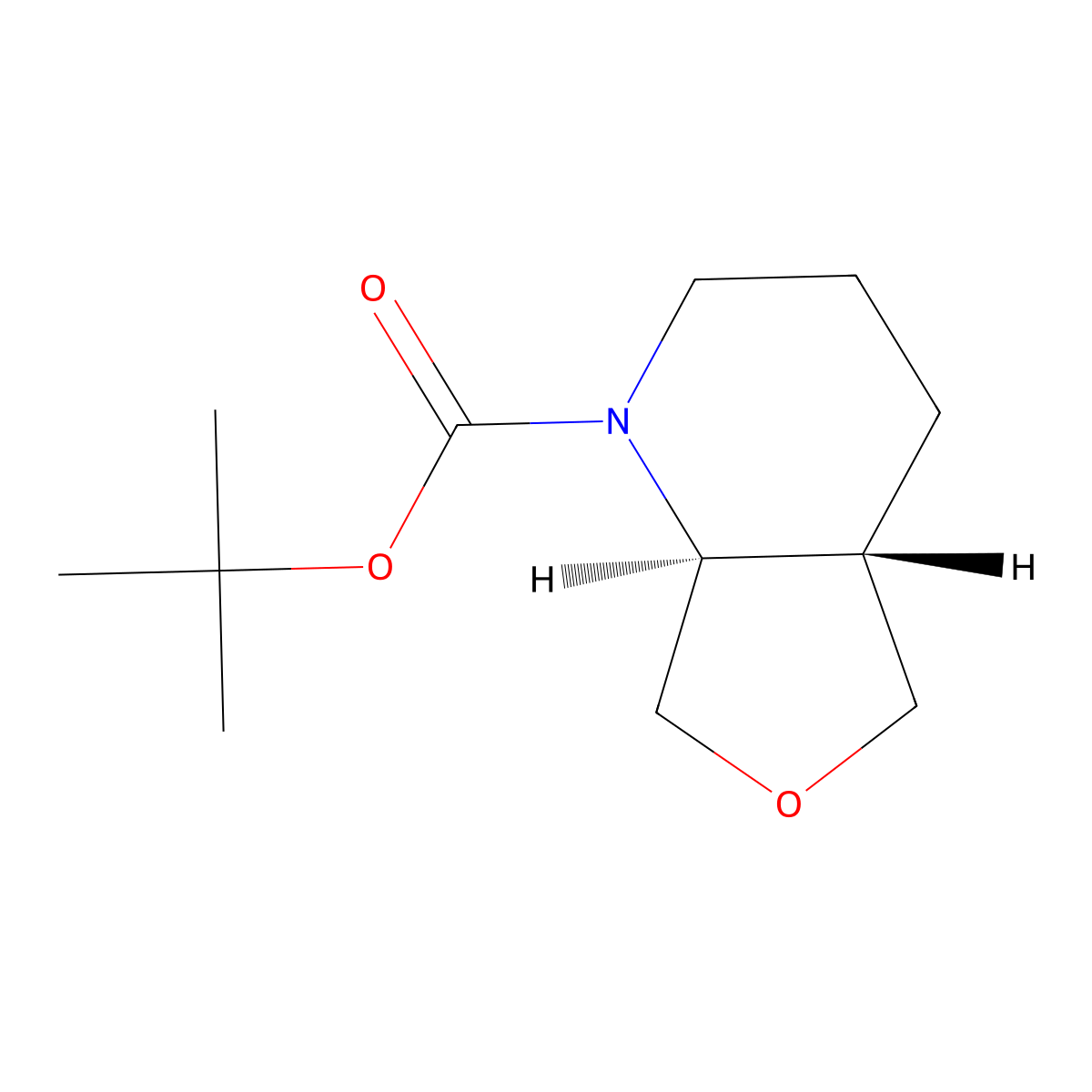 Tert-butyl trans-3,4,4A,5,7,7A-hexahydro-2H-furo[3,4-B]pyridine-1-carboxylate molecular structure, CAS 2940872-01-3