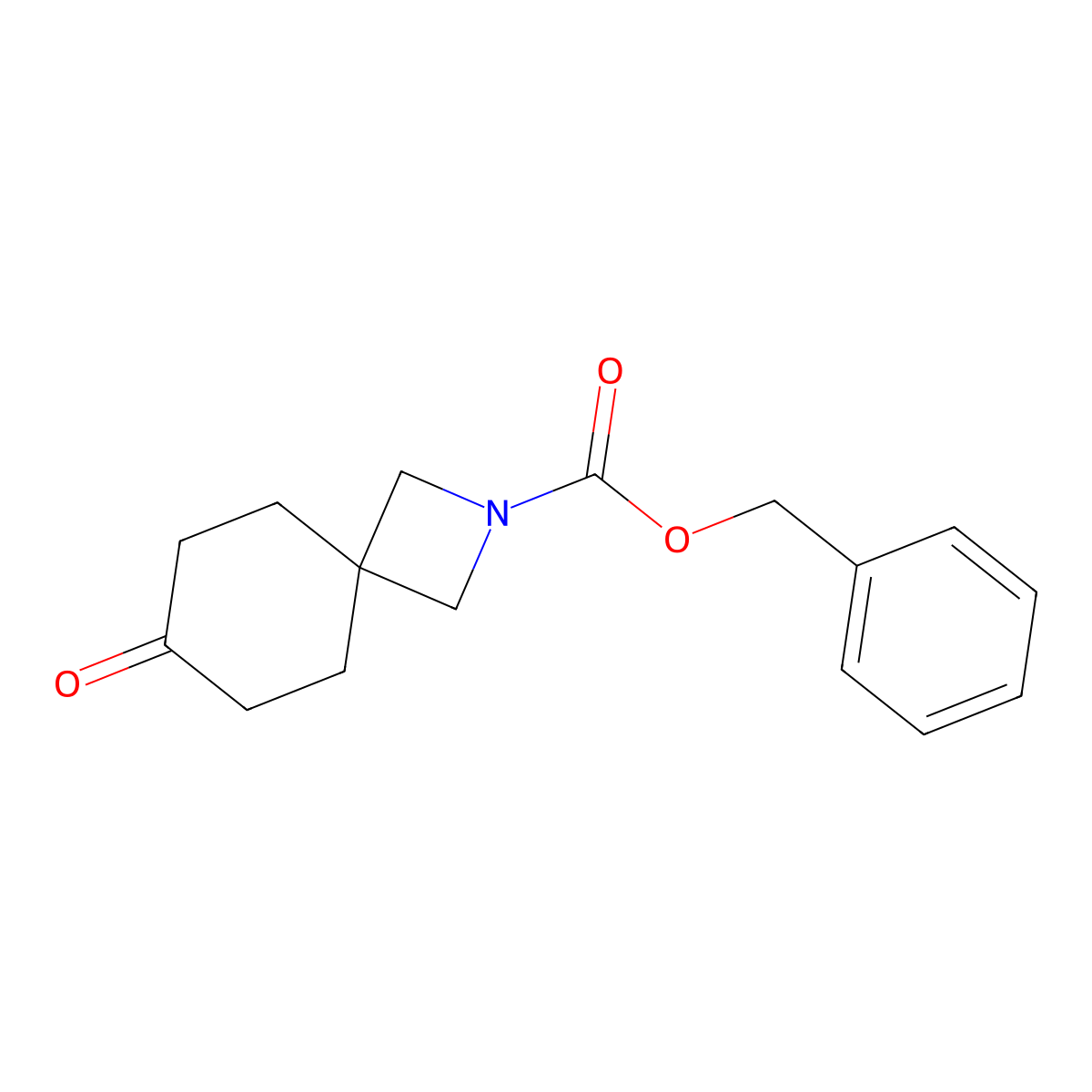 Benzyl 7-oxo-2-azaspiro[3.5]nonane-2-carboxylate molecular structure, CAS 2940937-83-5