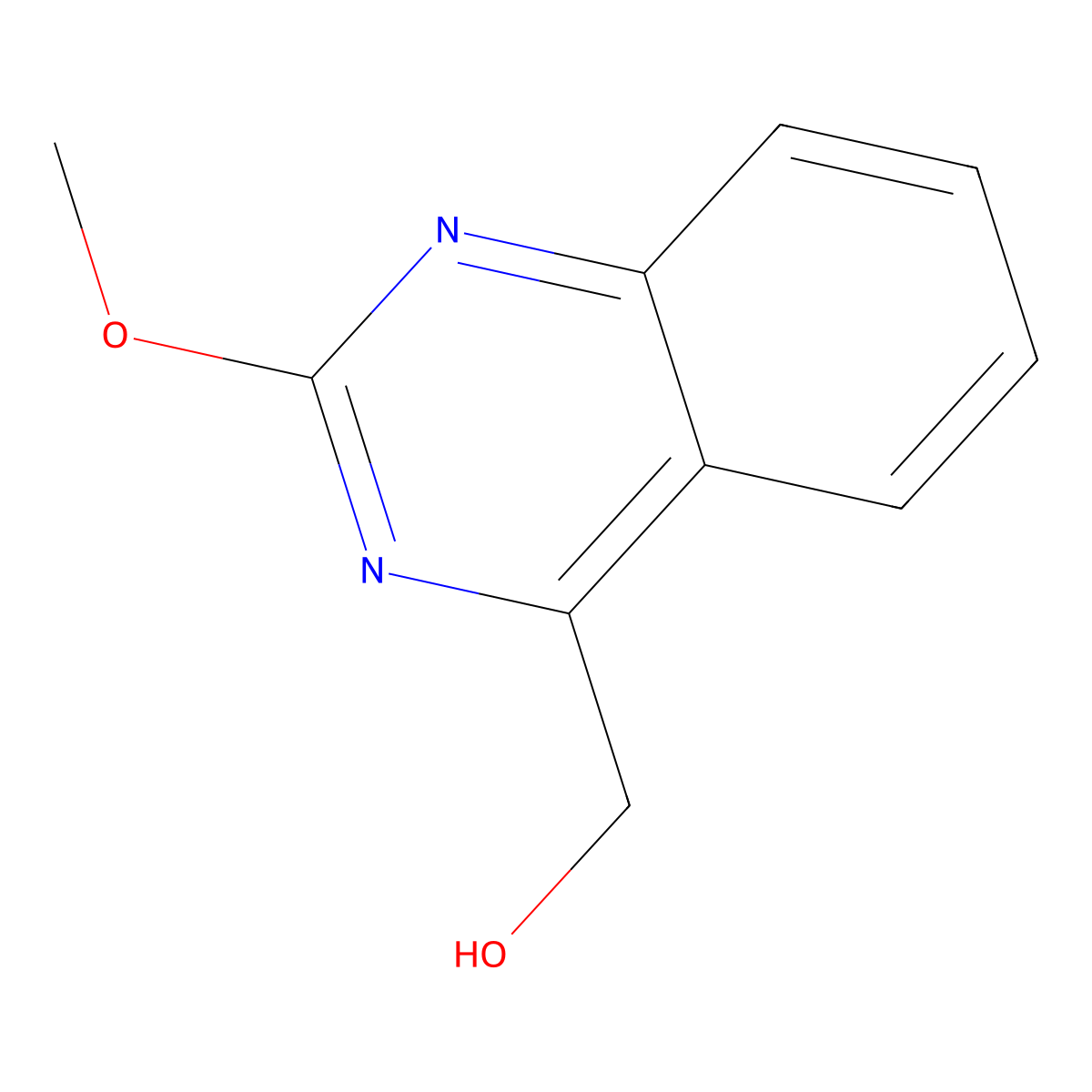 (2-Methoxyquinazolin-4-YL)methanol molecular structure, CAS 2940944-22-7