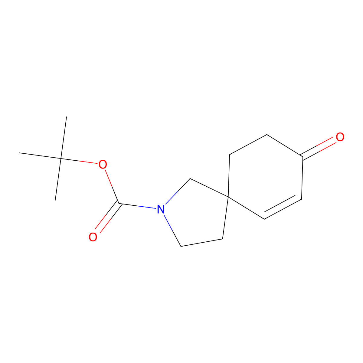 Tert-butyl 8-oxo-2-azaspiro[4.5]dec-6-ene-2-carboxylate molecular structure, CAS 2940944-84-1