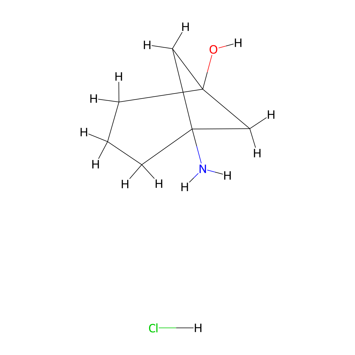 5-Aminonorpinan-1-ol;hydrochloride molecular structure, CAS 2940947-90-8