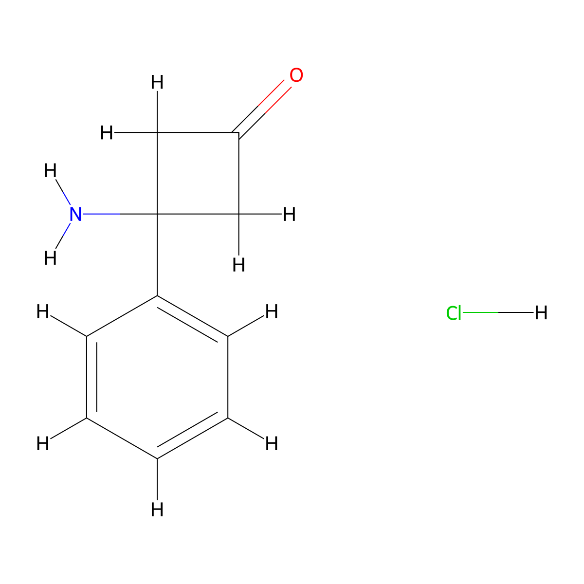 3-Amino-3-phenylcyclobutan-1-one hydrochloride molecular structure, CAS 2940953-27-3