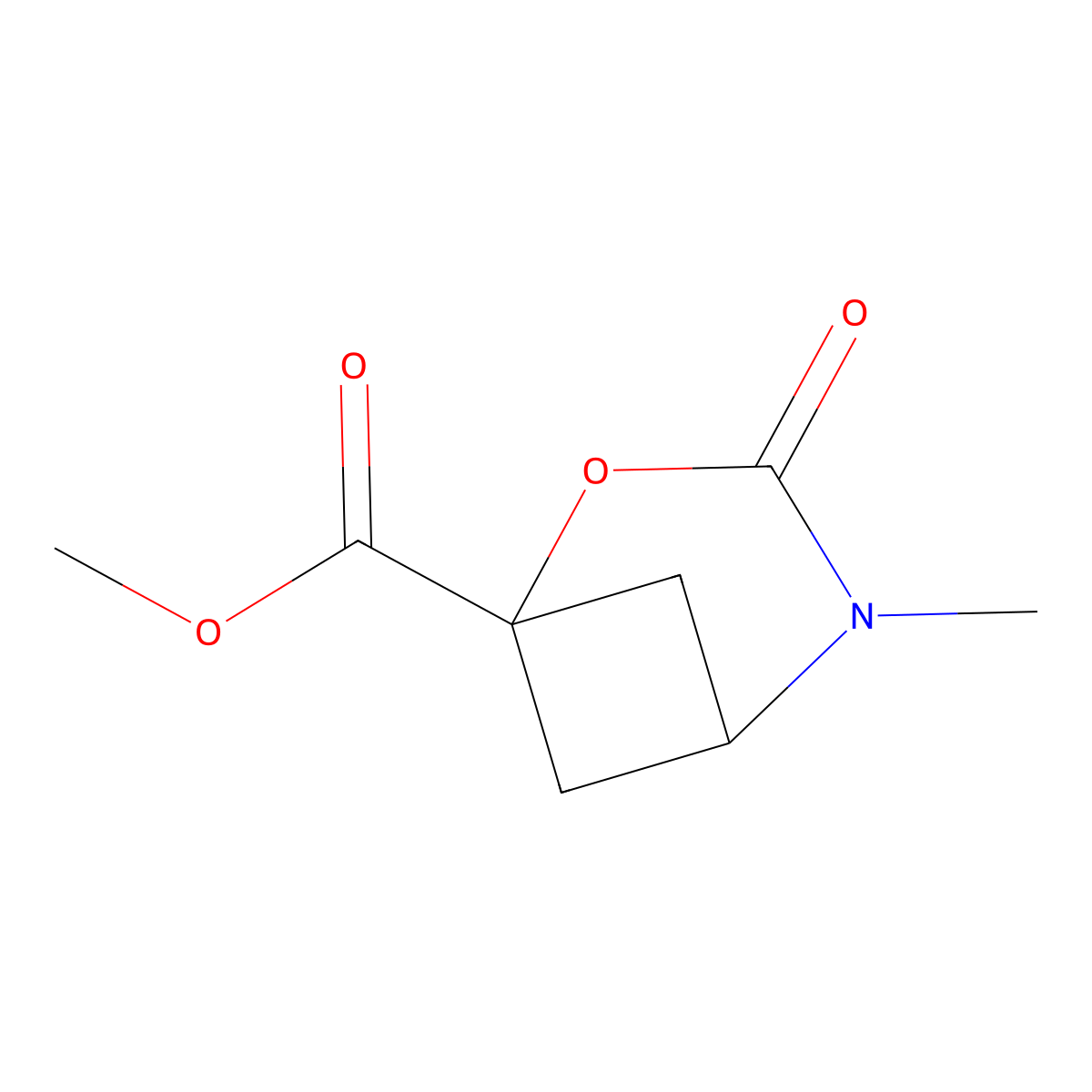 Methyl 4-methyl-3-oxo-2-oxa-4-azabicyclo[3.1.1]heptane-1-carboxylate molecular structure, CAS 2940959-19-1
