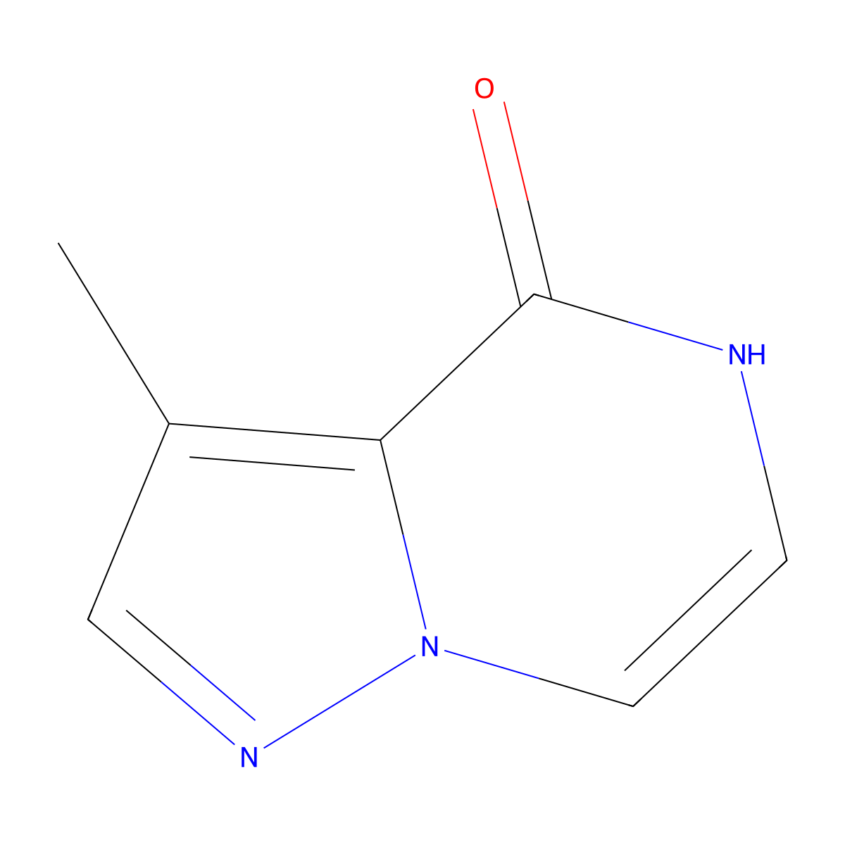 3-Methyl-5H-pyrazolo[1,5-A]pyrazin-4-one molecular structure, CAS 2940961-29-3