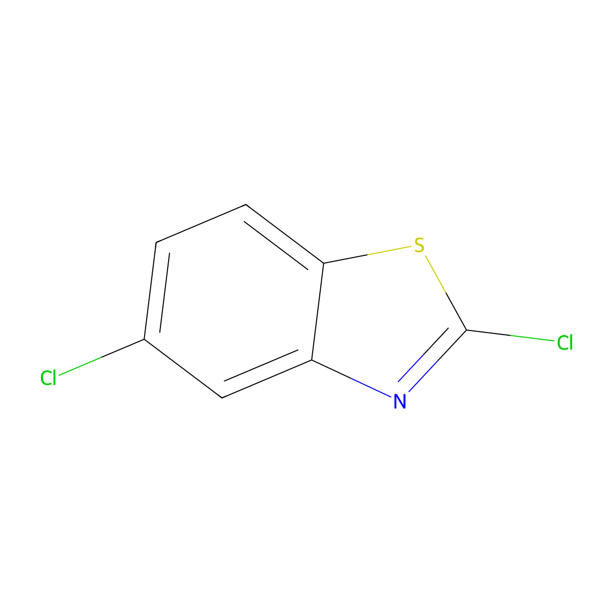 2,5-Dichloro-1,3-benzothiazole molecular structure, CAS 2941-48-2