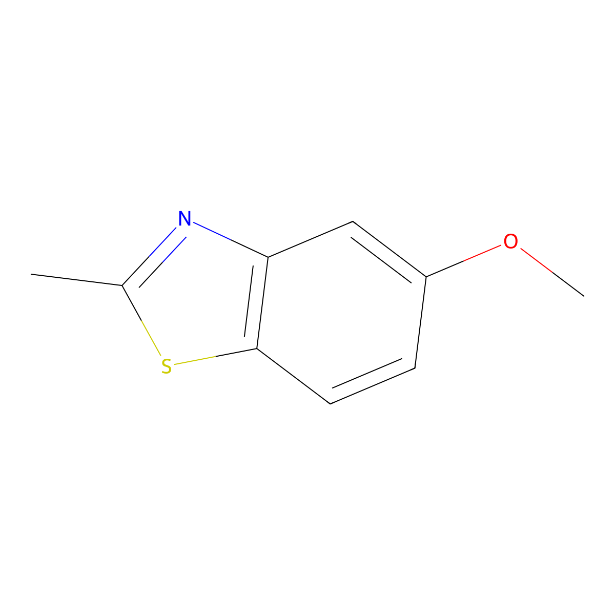 5-Methoxy-2-methylbenzothiazole molecular structure, CAS 2941-69-7