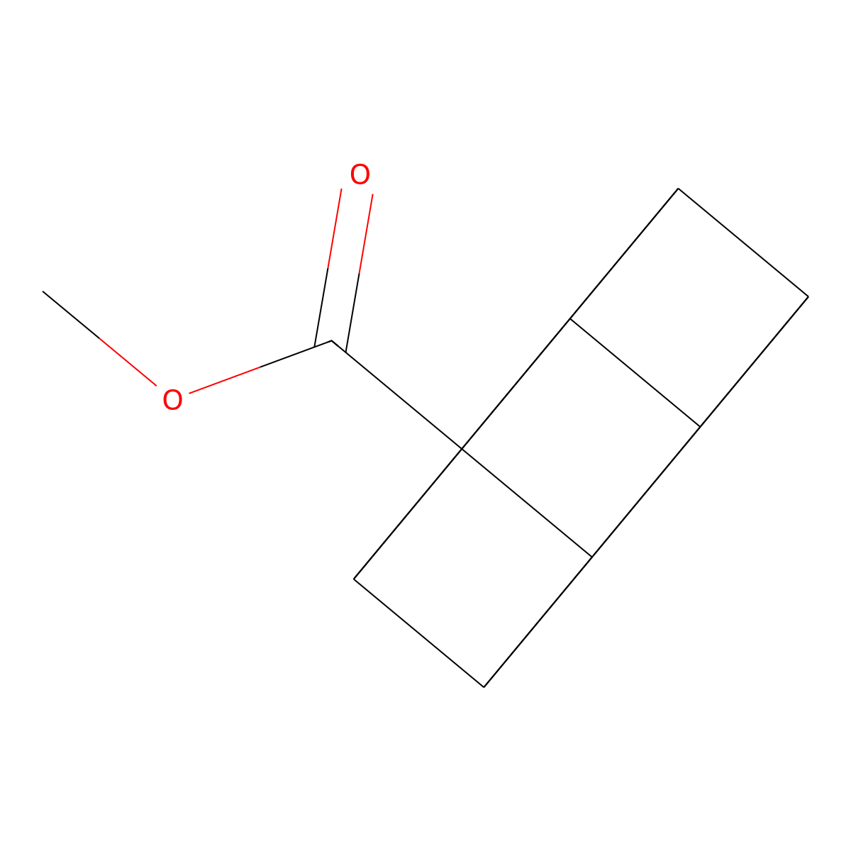 Methyl cubane-1-carboxylate molecular structure, CAS 29412-63-3