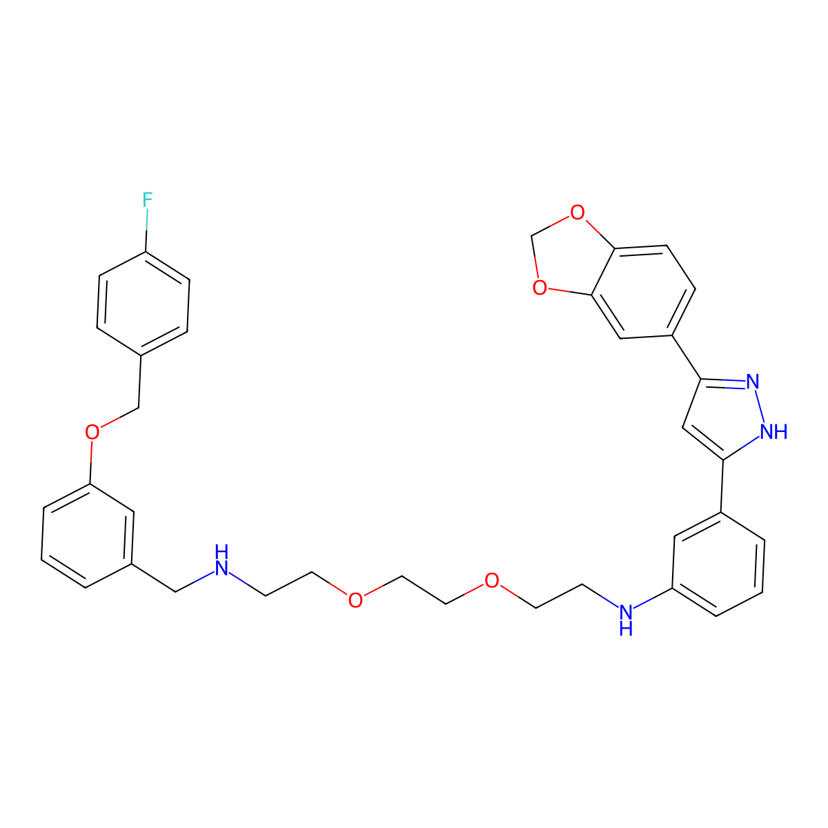 Anle138b-F105 molecular structure, CAS 2941386-44-1