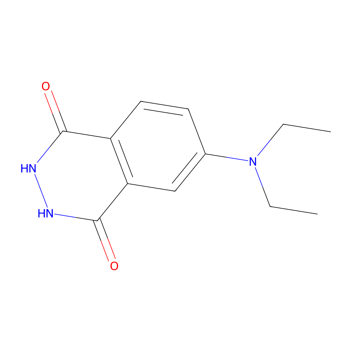 6-(Diethylamino)-2,3-dihydrophthalazine-1,4-dione molecular structure, CAS 29415-71-2