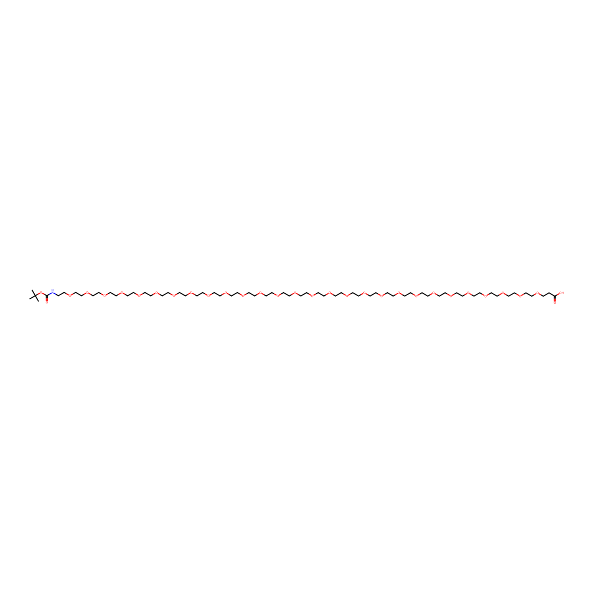 t-Boc-N-amido-PEG28-acid molecular structure, CAS 2941512-89-4