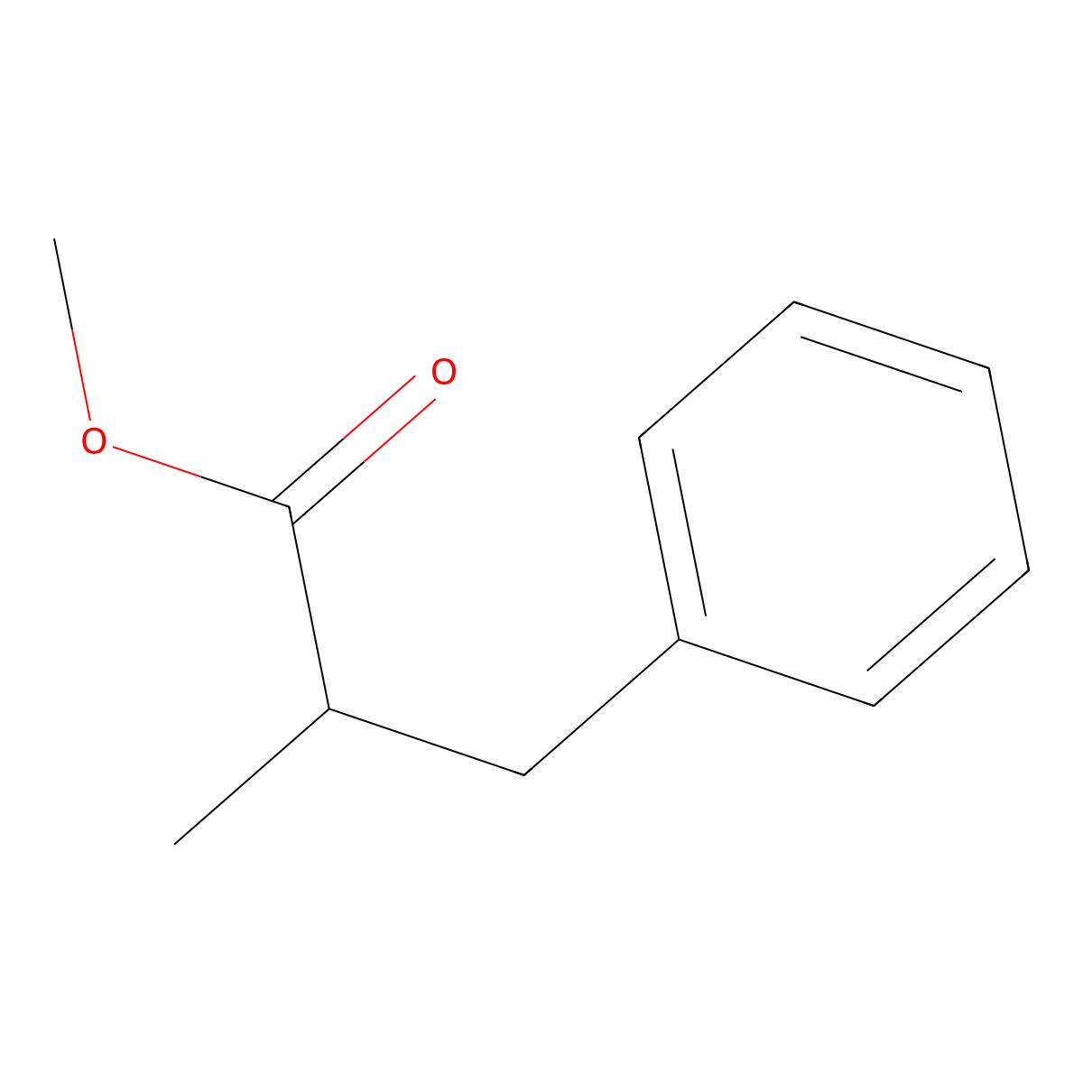 Methyl 2-methyl-3-phenylpropanoate molecular structure, CAS 29417-83-2