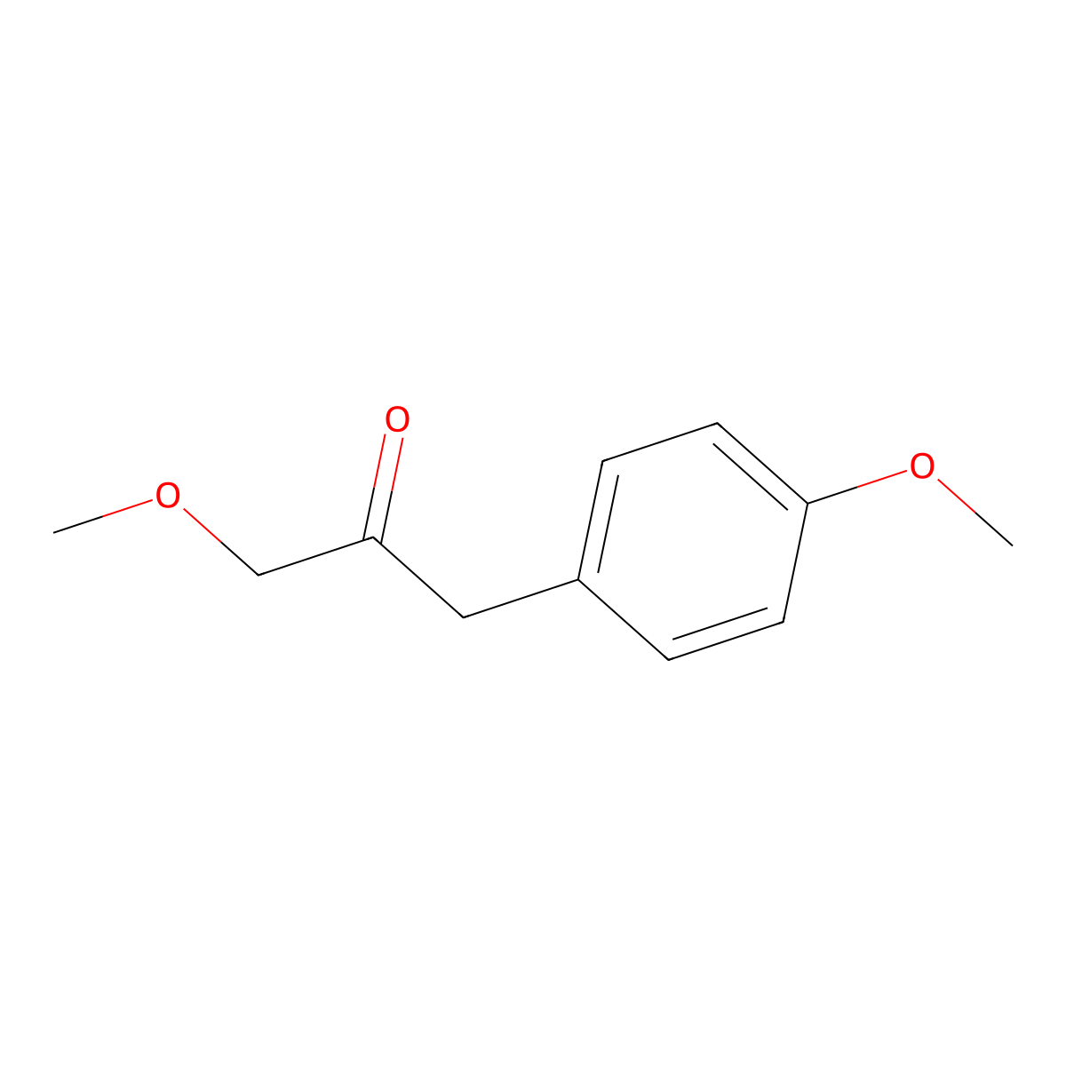 1-Methoxy-3-(4-methoxyphenyl)propan-2-one molecular structure, CAS 29417-84-3