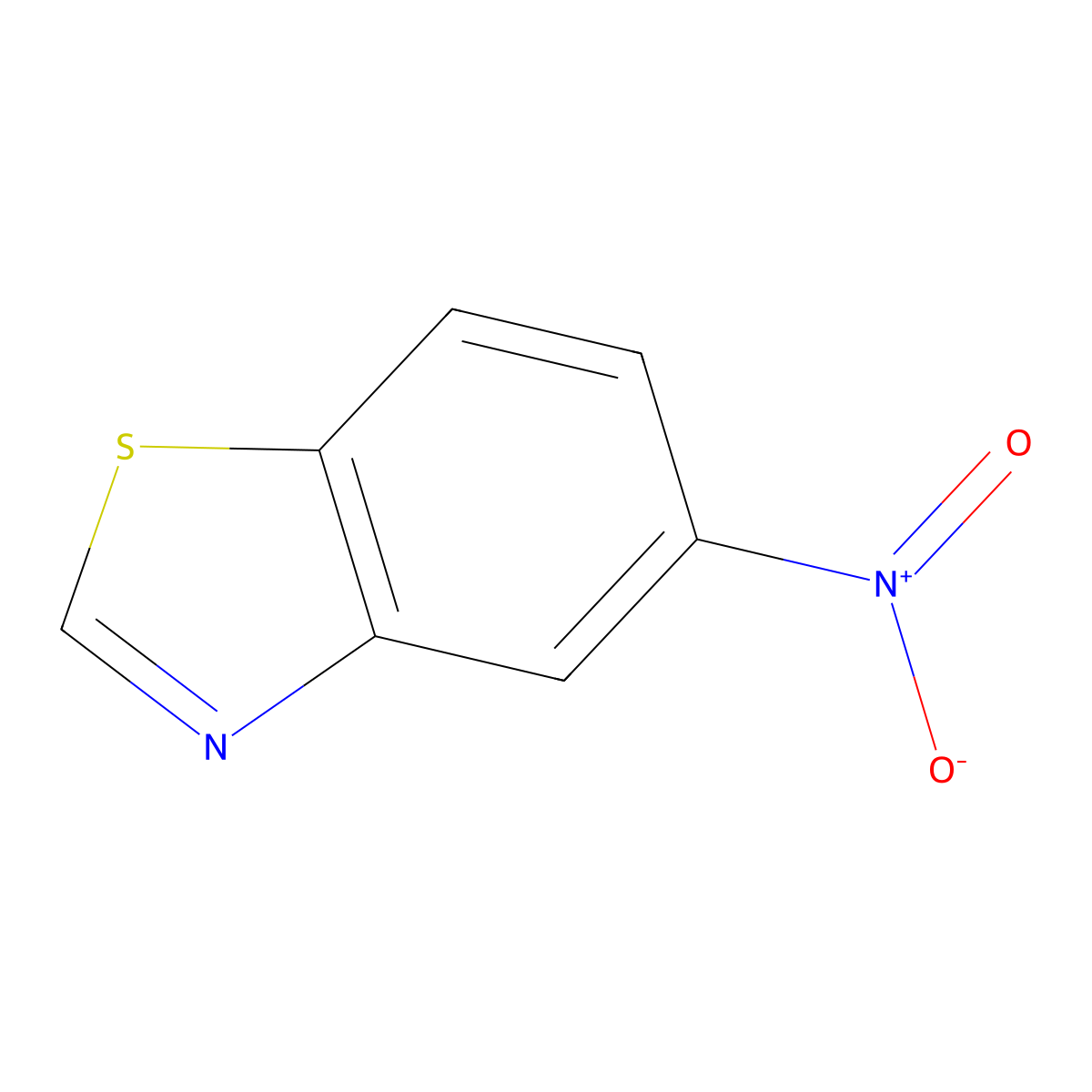 5-Nitrobenzothiazole molecular structure, CAS 2942-07-6