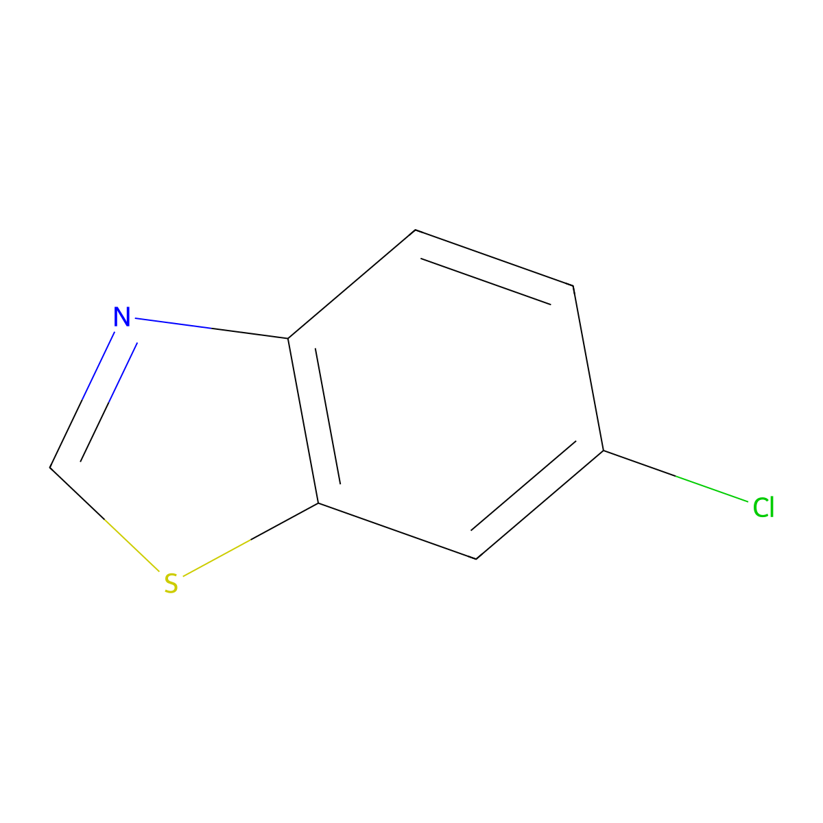 6-Chlorobenzothiazole molecular structure, CAS 2942-10-1