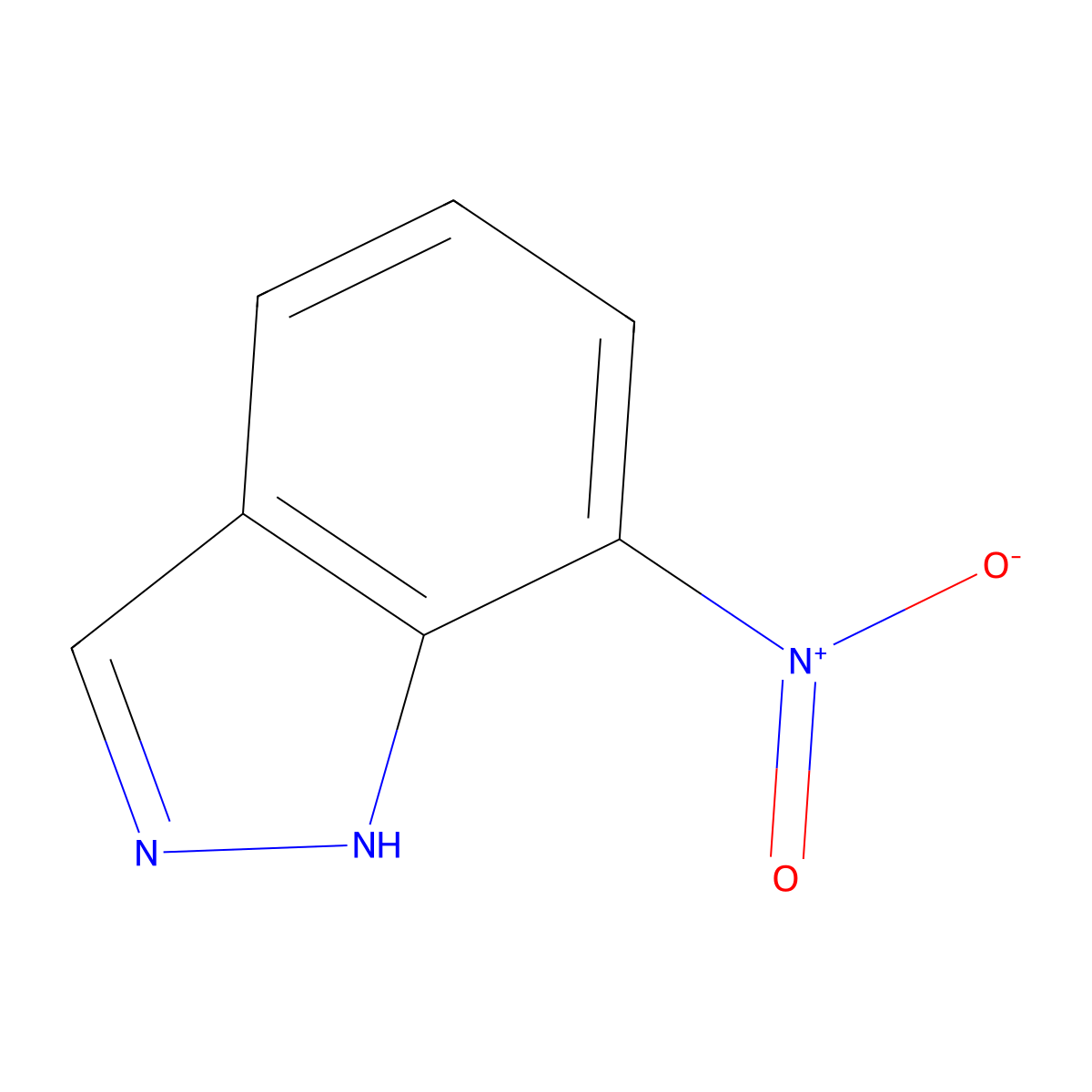 7-Nitroindazole molecular structure, CAS 2942-42-9