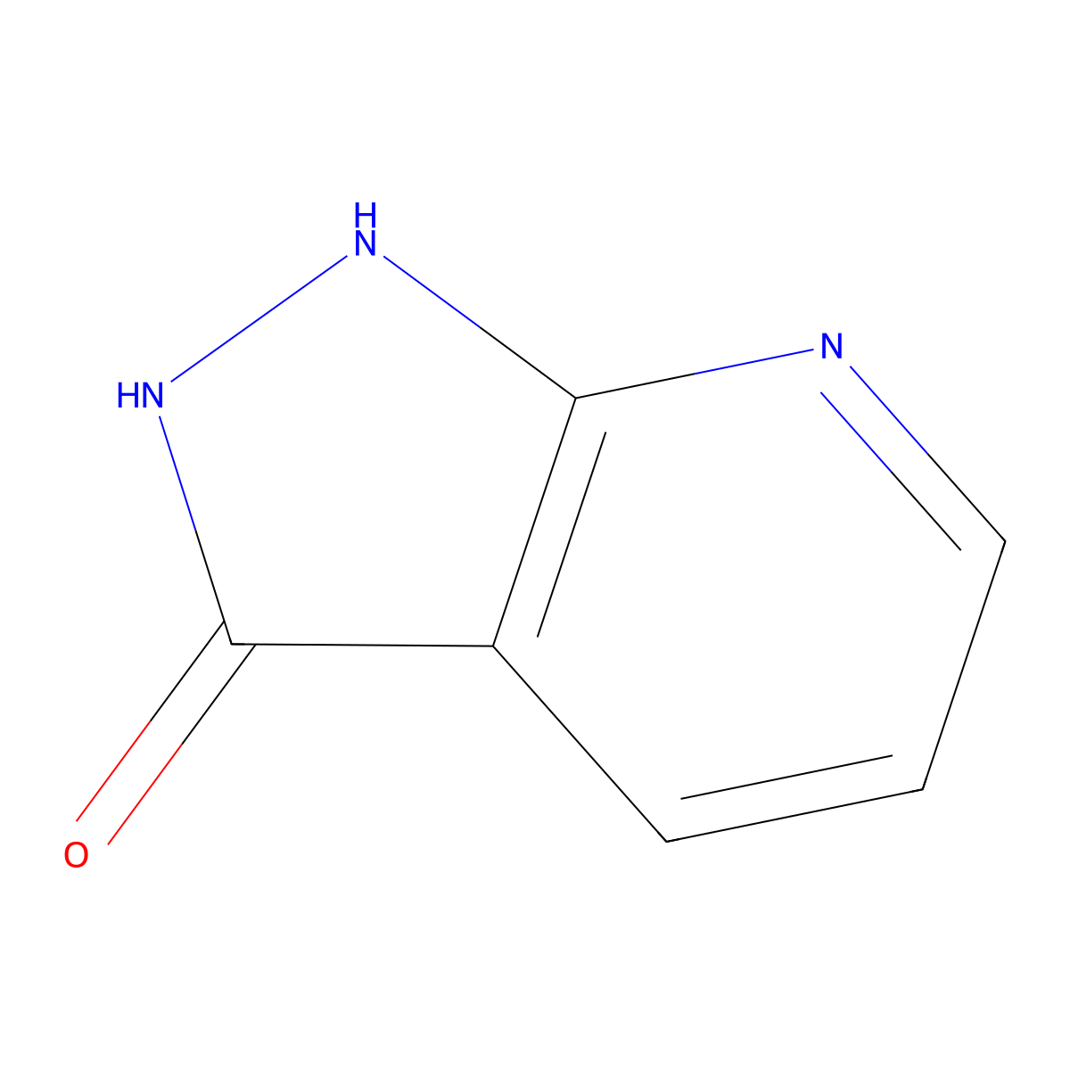 1H,2H,3H-pyrazolo[3,4-b]pyridin-3-one molecular structure, CAS 2942-43-0
