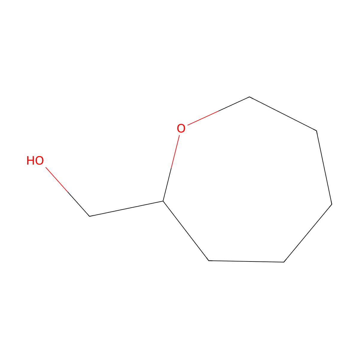 (Oxepan-2-yl)methanol molecular structure, CAS 29425-56-7