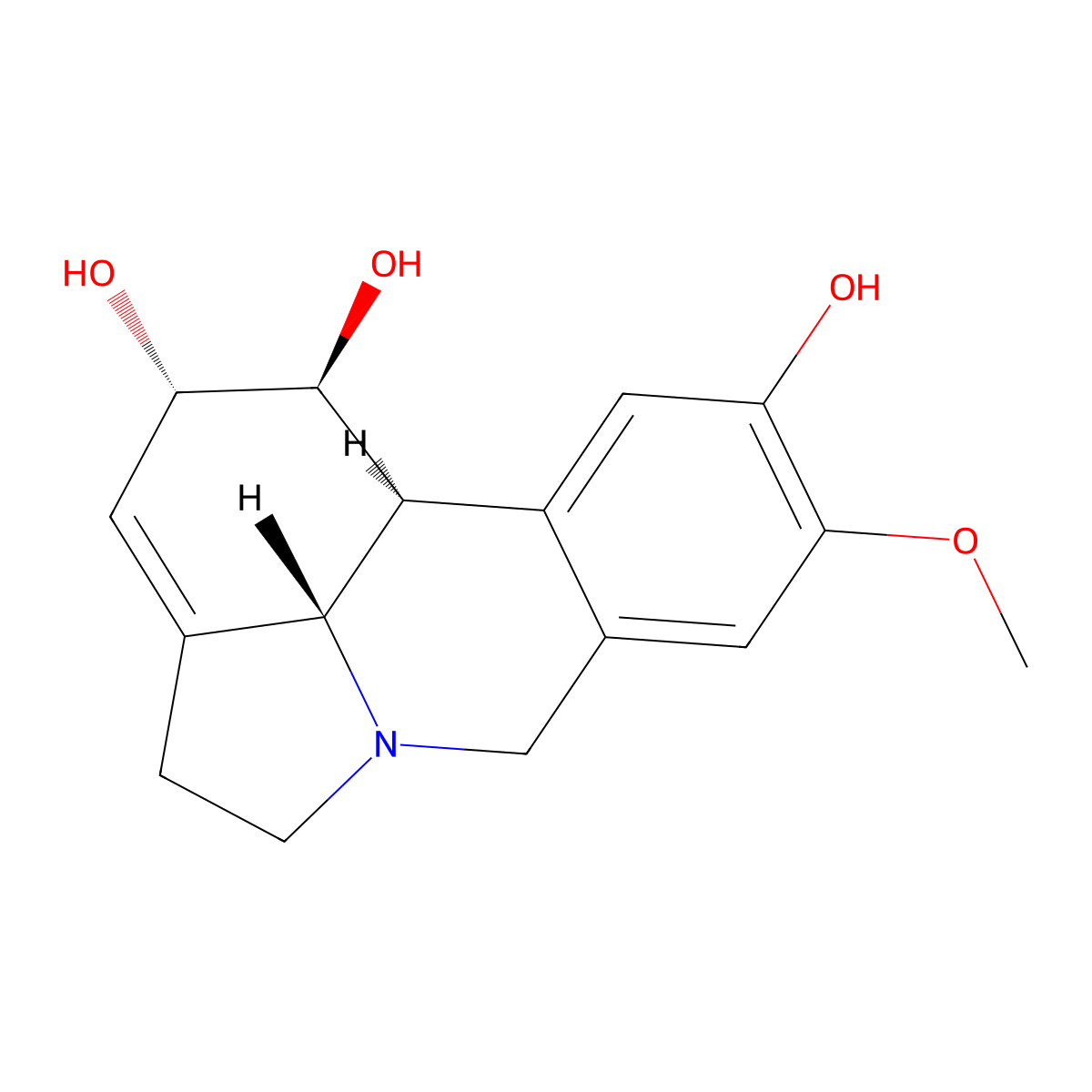 Pseudolycorine molecular structure, CAS 29429-03-6