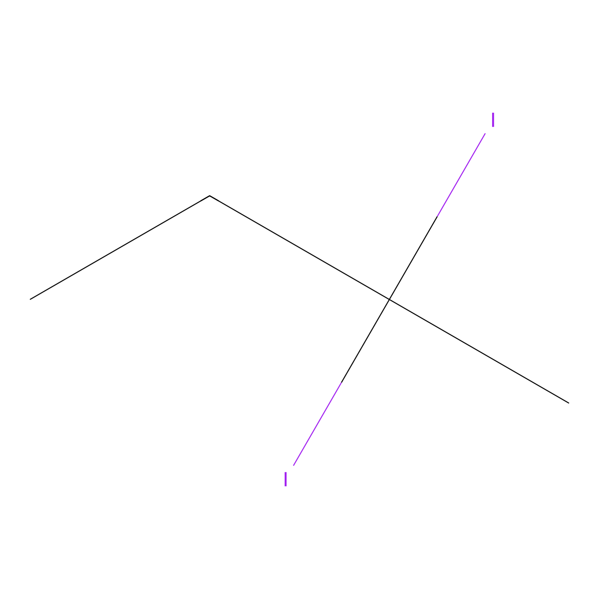 2,2-Diiodobutane molecular structure, CAS 29443-50-3