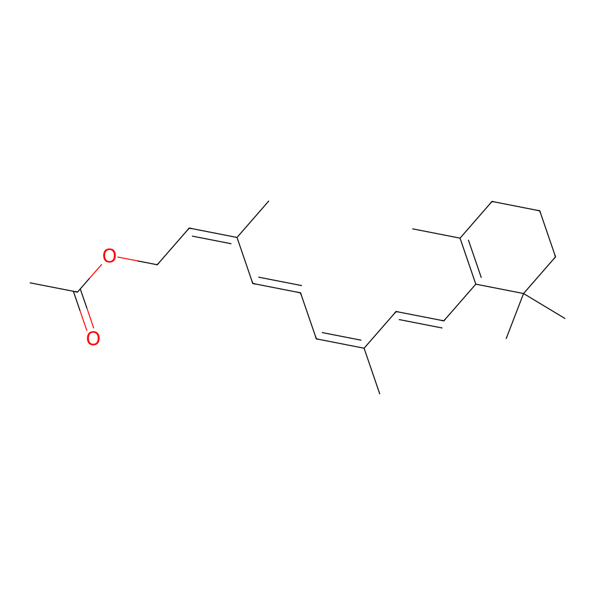 9-cis,13-cis-Retinol 15-Acetate molecular structure, CAS 29444-27-7